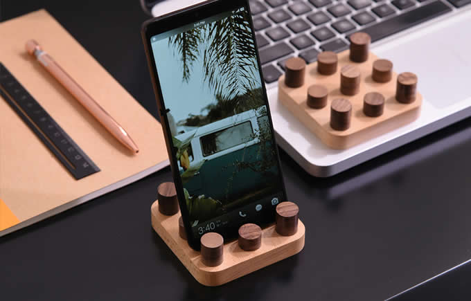  Lego  Natural Wooden Mobile Phone Stand  Cell Phone Holder  